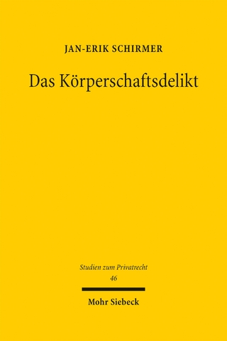 Das Körperschaftsdelikt