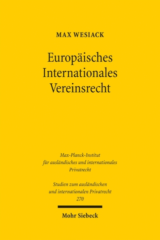 Europäisches Internationales Vereinsrecht
