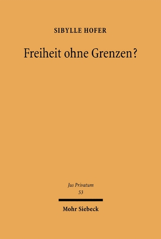 Freiheit ohne Grenzen?