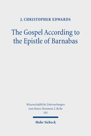The Gospel According to the Epistle of Barnabas