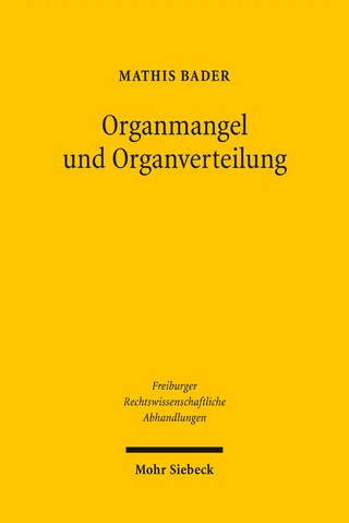 Organmangel und Organverteilung