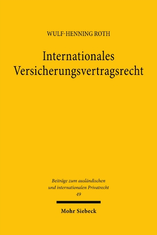 Internationales Versicherungsvertragsrecht