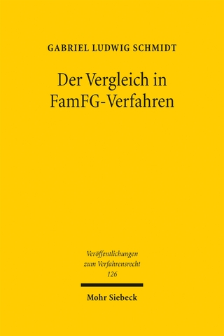 Der Vergleich in FamFG-Verfahren