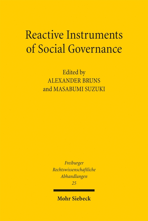 Reactive Instruments of Social Governance - 