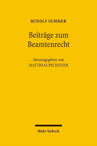 Beiträge zum Beamtenrecht