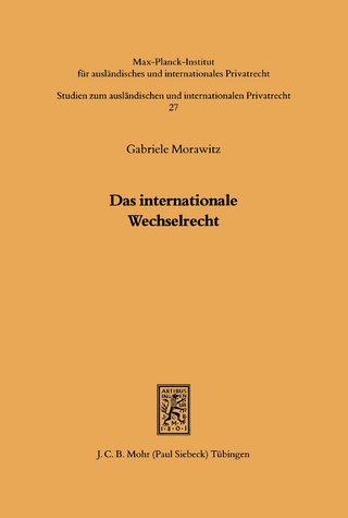 Das internationale Wechselrecht