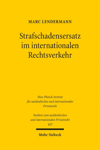 Strafschadensersatz im internationalen Rechtsverkehr