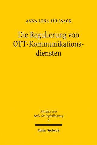 Die Regulierung von OTT-Kommunikationsdiensten