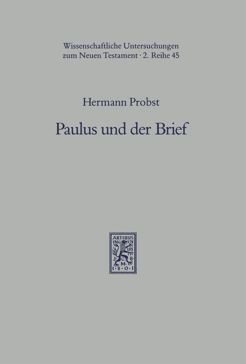 Paulus und der Brief - Hermann Probst