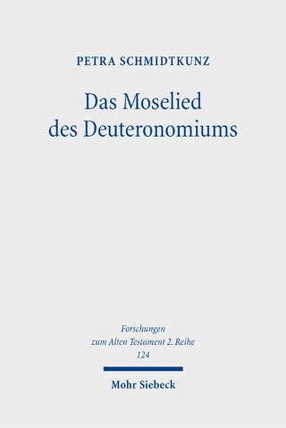 Das Moselied des Deuteronomiums