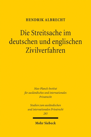 Die Streitsache im deutschen und englischen Zivilverfahren