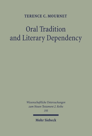 Oral Tradition and Literary Dependency