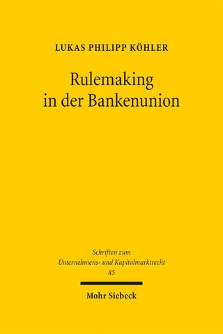 Rulemaking in der Bankenunion