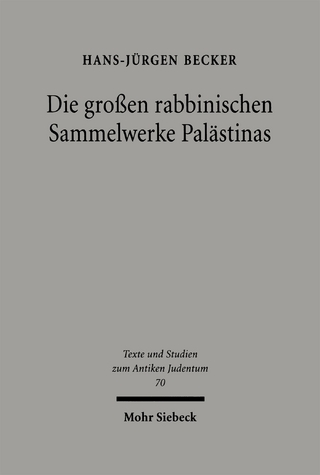 Die großen rabbinischen Sammelwerke Palästinas