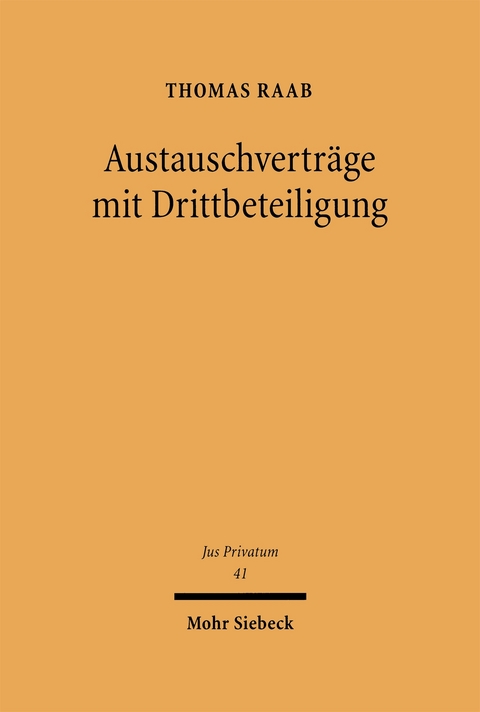 Austauschvertr&auml;ge mit Drittbeteiligung - Thomas Raab