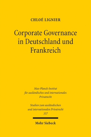 Corporate Governance in Deutschland und Frankreich