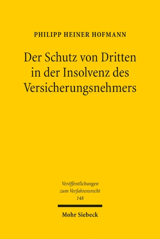 Der Schutz von Dritten in der Insolvenz des Versicherungsnehmers