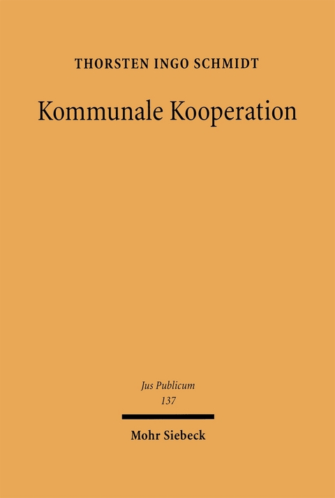 Kommunale Kooperation - Thorsten Ingo Schmidt