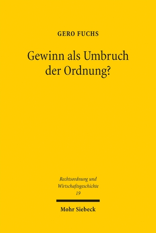 Gewinn als Umbruch der Ordnung?