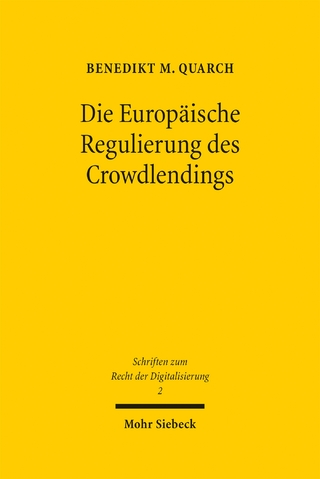 Die Europäische Regulierung des Crowdlendings