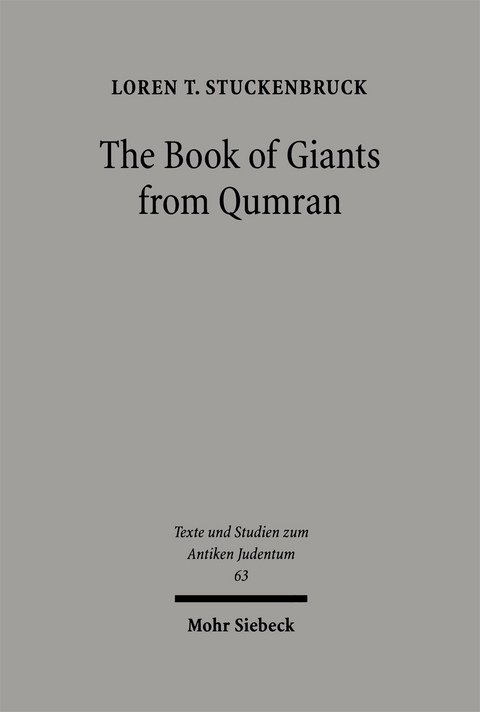 The Book of Giants from Qumran - Loren T. Stuckenbruck
