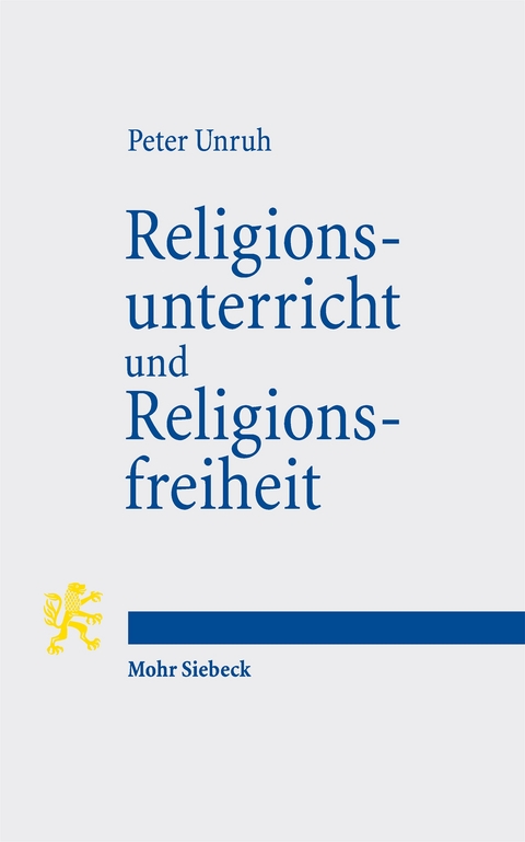 Religionsunterricht und Religionsfreiheit - Peter Unruh