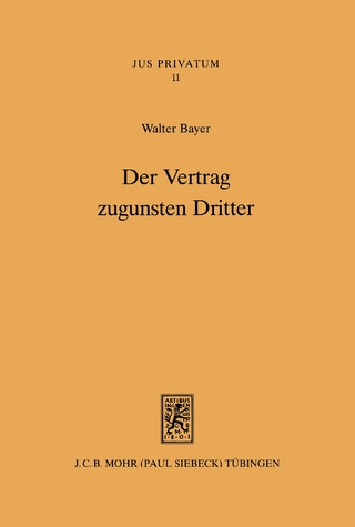 Der Vertrag zugunsten Dritter