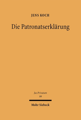 Die Patronatserklärung