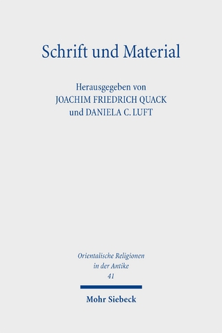 Schrift und Material
