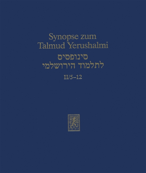 Synopse zum Talmud Yerushalmi - 