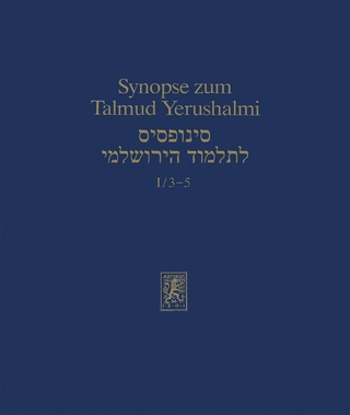 Synopse zum Talmud Yerushalmi