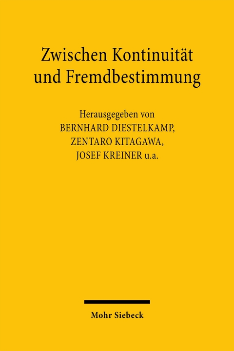 Zwischen Kontinuität und Fremdbestimmung - 