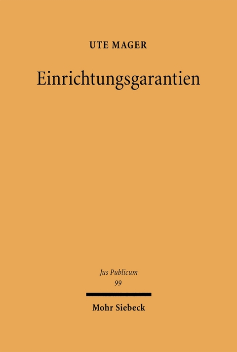 Einrichtungsgarantien - Ute Mager