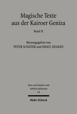Magische Texte aus der Kairoer Geniza