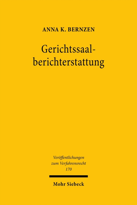 Gerichtssaalberichterstattung - Anna K. Bernzen