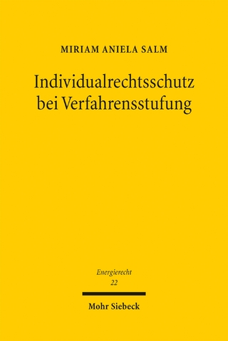 Individualrechtsschutz bei Verfahrensstufung