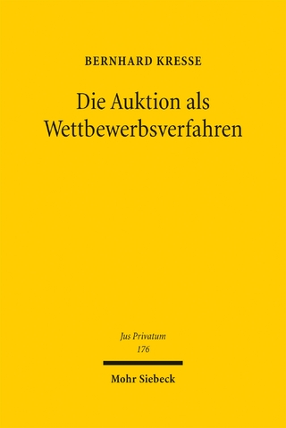 Die Auktion als Wettbewerbsverfahren