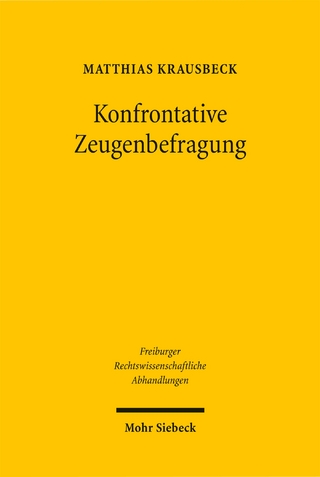 Konfrontative Zeugenbefragung