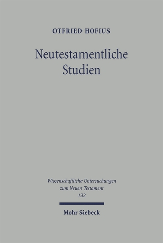 Neutestamentliche Studien