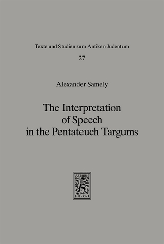 The Interpretation of Speech in the Pentateuch Targums