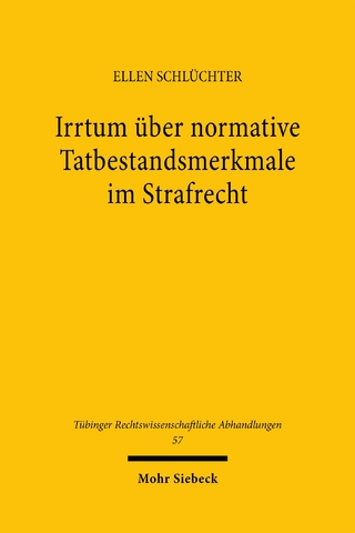 Irrtum über normative Tatbestandsmerkmale im Strafrecht