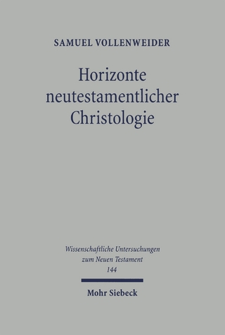 Horizonte neutestamentlicher Christologie