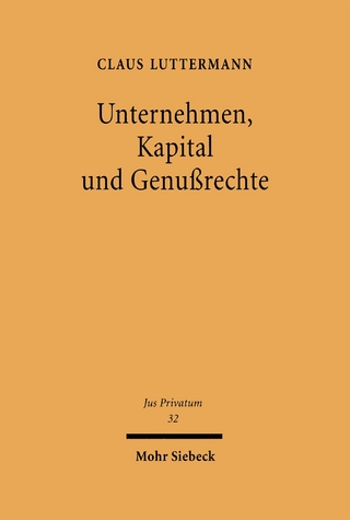 Unternehmen, Kapital und Genußrechte