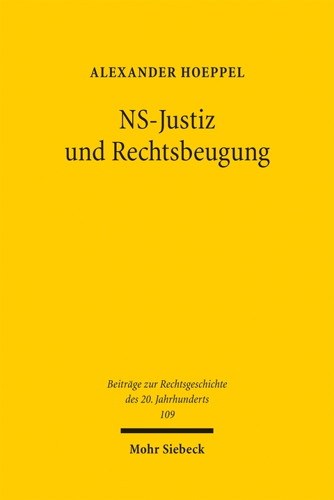NS-Justiz und Rechtsbeugung - Alexander Hoeppel