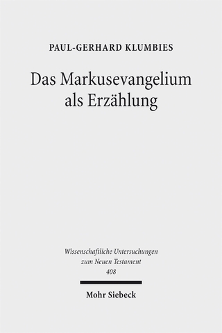 Das Markusevangelium als Erzählung