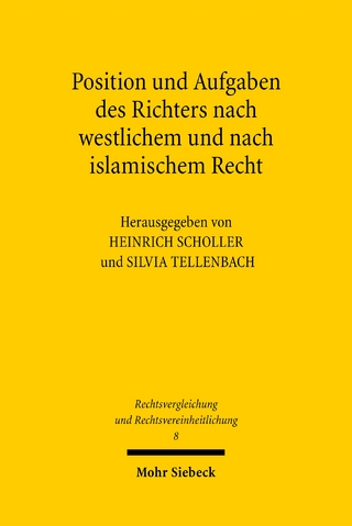 Position und Aufgaben des Richters nach westlichem und nach islamischem Recht