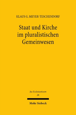 Staat und Kirche im pluralistischen Gemeinwesen