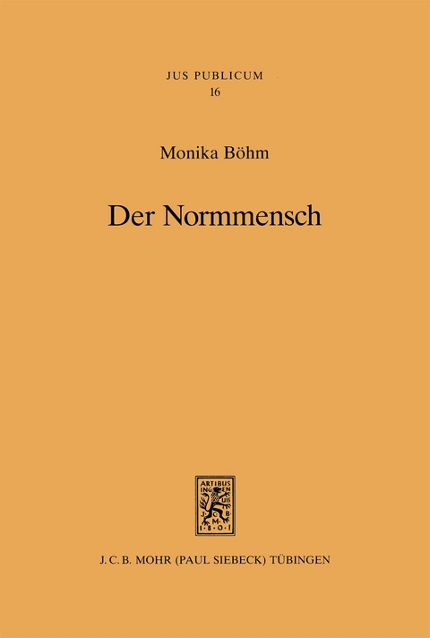 Der Normmensch - Monika Böhm