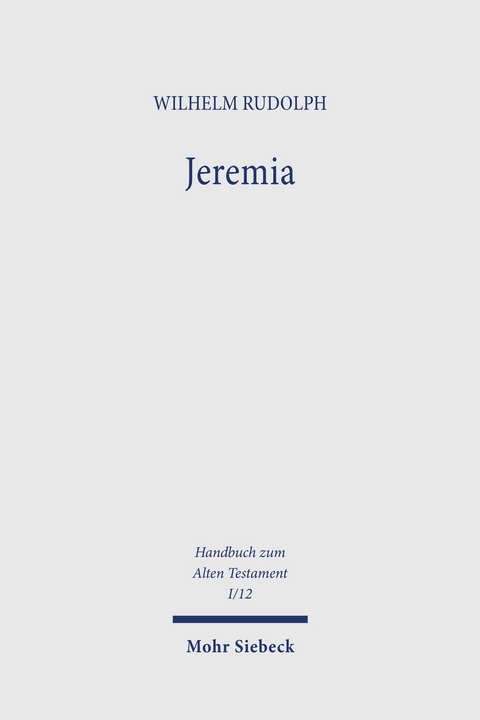 Jeremia - Wilhelm Rudolph