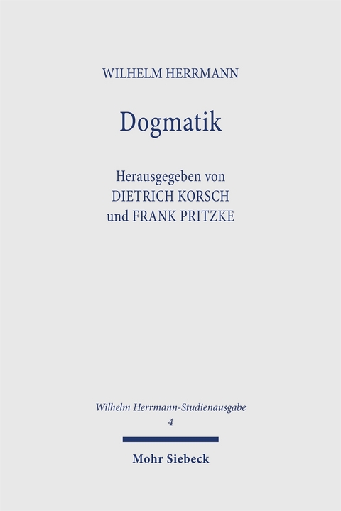 Wilhelm Herrmann-Studienausgabe - Wilhelm Herrmann